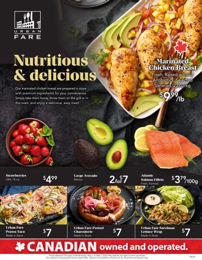 Urban Fare Flyer May 1 to 7 Urban Fare Flyer May 1 to 7