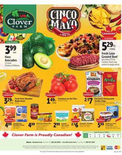 Clover Farm (West) Flyer May 1 to 7 Clover Farm (West) Flyer May 1 to 7