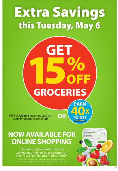 Save On Foods (AB) Flyer May 1 to 7