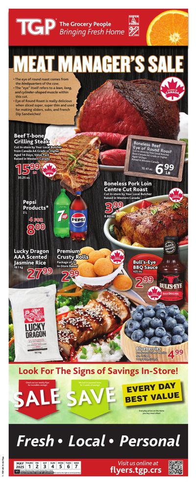 TGP The Grocery People Flyer May 1 to 7 TGP The Grocery People Flyer May 1 to 7