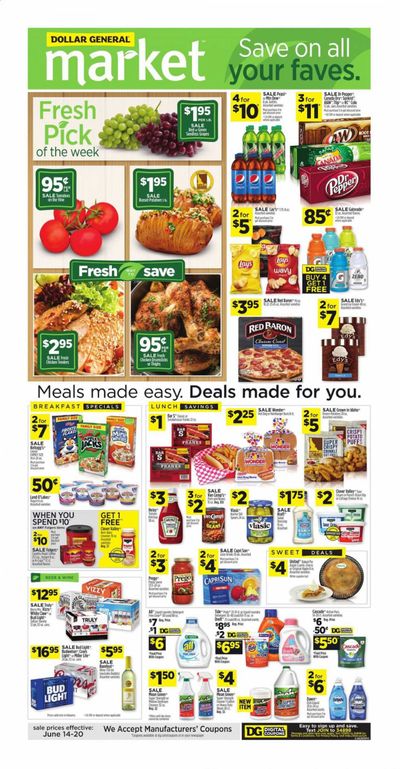 Dollar General Weekly Ad & Flyer June 14 to 20