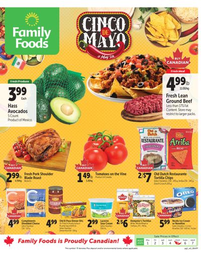 Family Foods Flyer May 1 to 7