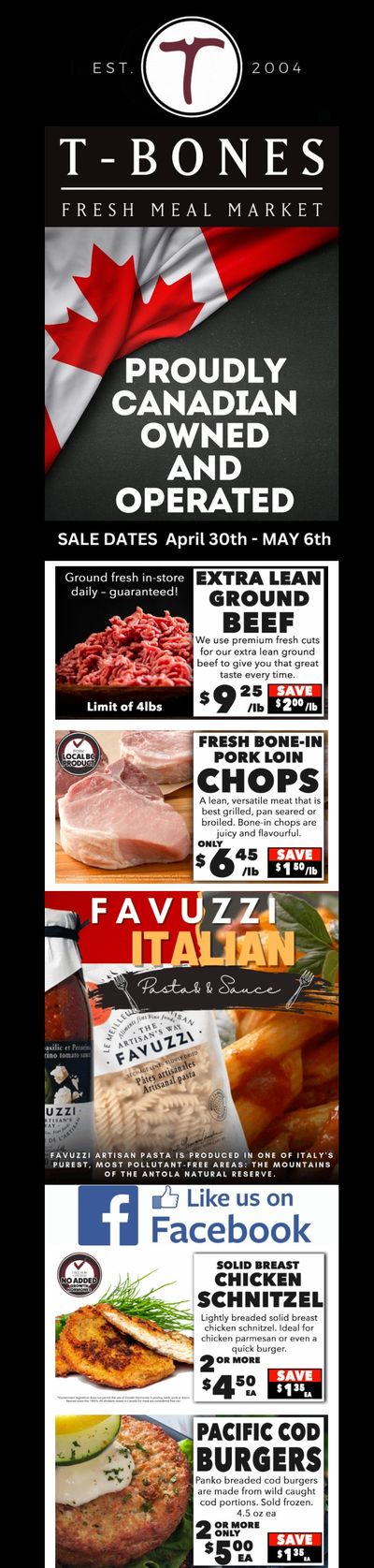 T-Bone's Flyer April 30 to May 6