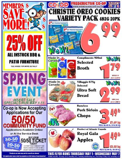 Fredericton Co-op Flyer May 1 to 7