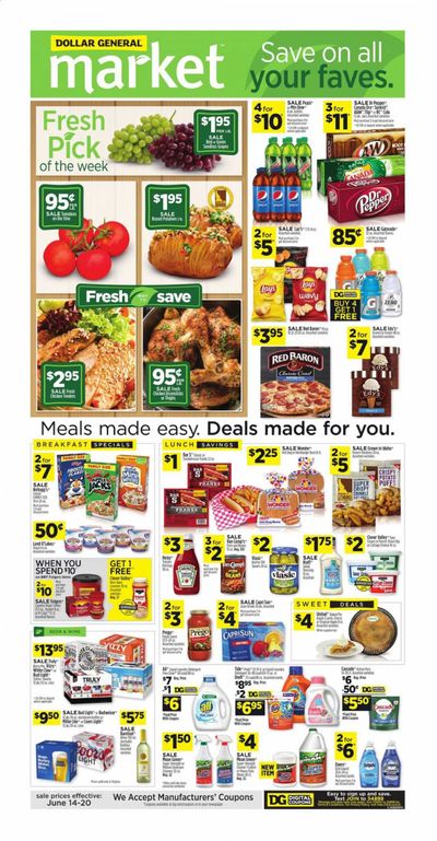 Dollar General Weekly Ad & Flyer June 14 to 20
