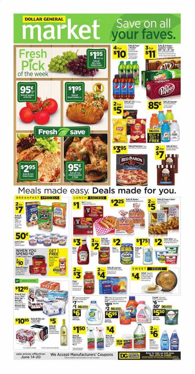 Dollar General Weekly Ad & Flyer June 14 to 20