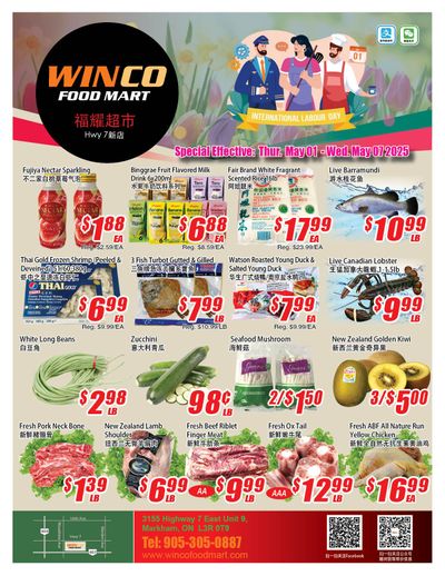 WinCo Food Mart (HWY 7) Flyer May 1 to 7 WinCo Food Mart (HWY 7) Flyer May 1 to 7