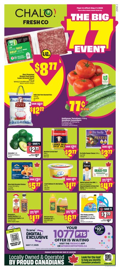 Chalo! FreshCo (ON) Flyer May 1 to 7