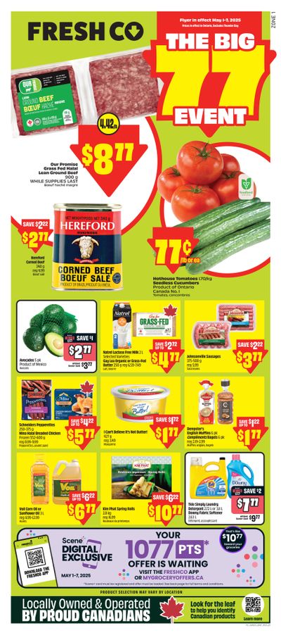 FreshCo (ON) Flyer May 1 to 7 FreshCo (ON) Flyer May 1 to 7