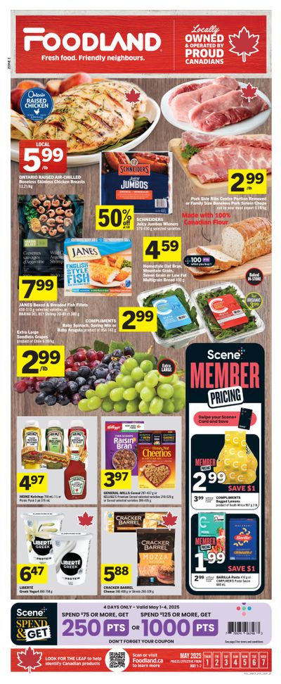 Foodland (ON) Flyer May 1 to 7