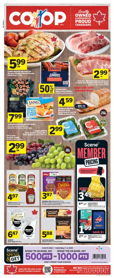 Foodland Co-op Flyer May 1 to 7 Foodland Co-op Flyer May 1 to 7