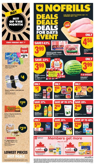 No Frills (ON) Flyer May 1 to 7