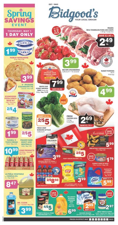 Bidgood's Flyer May 1 to 7