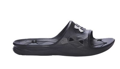 Under Armour Men's Locker III Slide Sandals - Black/Silver For $14.98 At Sport Chek Canada