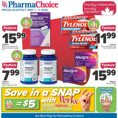 PharmaChoice Health Centre Flyer May 1 to 7