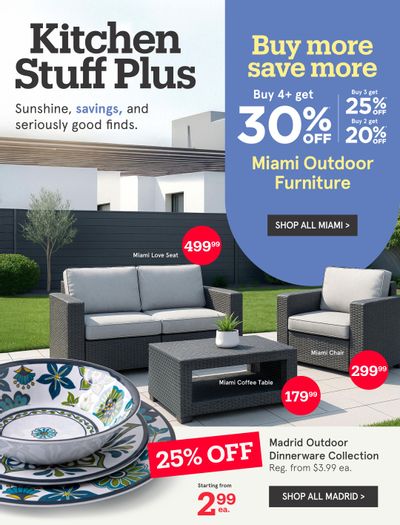 Kitchen Stuff Plus Flyer May 1 to 11 Kitchen Stuff Plus Flyer May 1 to 11
