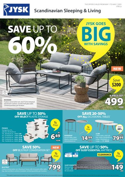 JYSK Flyer May 1 to 7