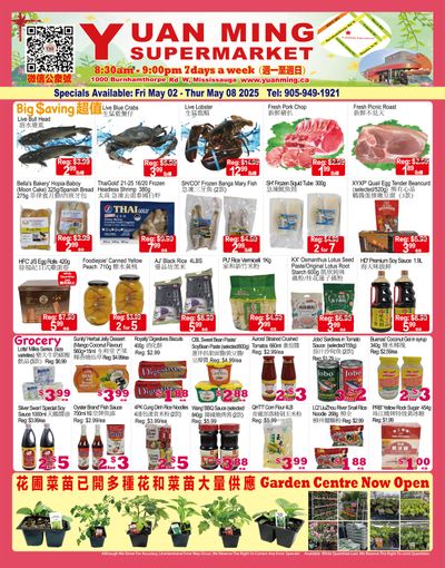 Yuan Ming Supermarket Flyer May 2 to 8