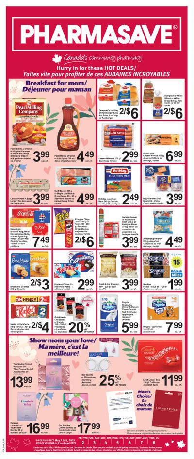 Pharmasave (NB) Flyer May 2 to 8
