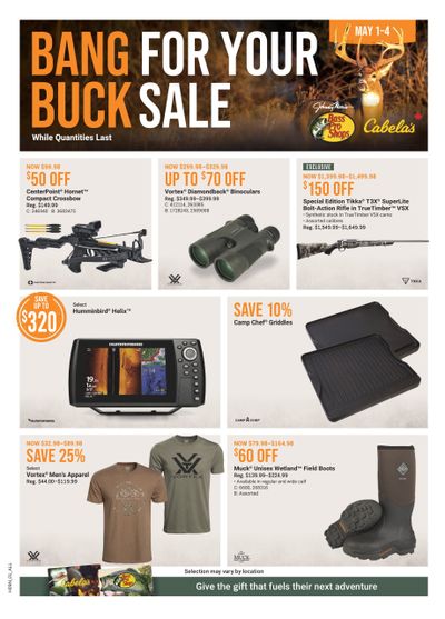 Bass Pro Shops Flyer May 1 to 4