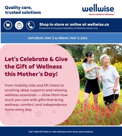Wellwise By Shoppers Flyer May 3 to 9