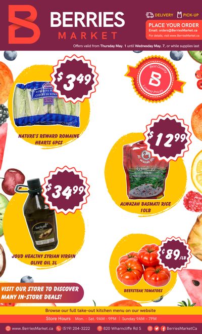 Berries Market Flyer May 1 to 7