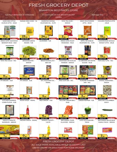 Fresh Grocery Depot Flyer May 1 to 7