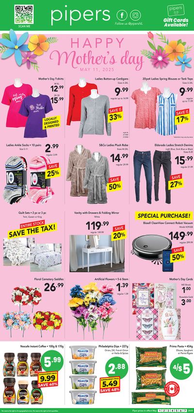 Pipers Superstore Flyer May 1 to 7
