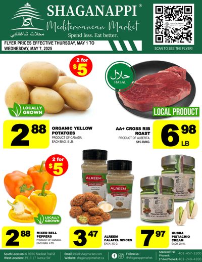 Shaganappi Mediterranean Market Flyer May 1 to 7