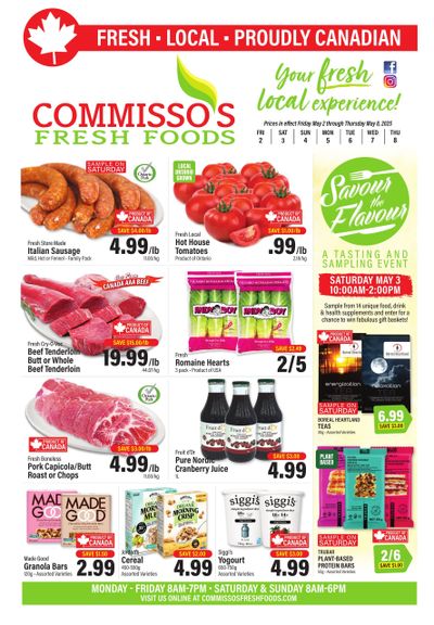 Commisso's Fresh Foods Flyer May 2 to 8