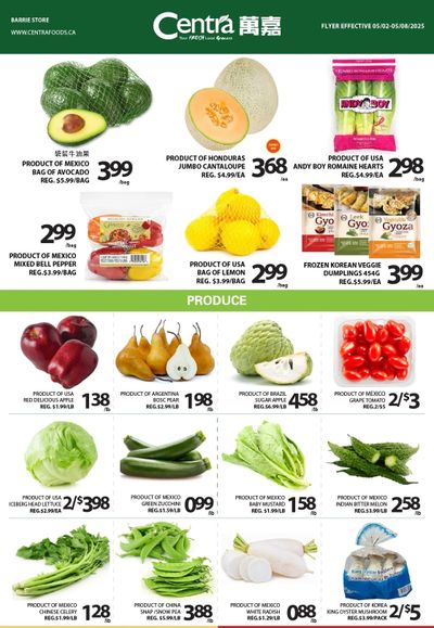 Centra Foods (Barrie) Flyer May 2 to 8