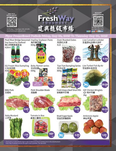 FreshWay Foodmart Flyer May 2 to 8