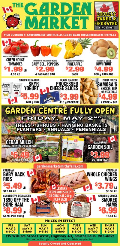 The Garden Market Flyer May 2 to 8