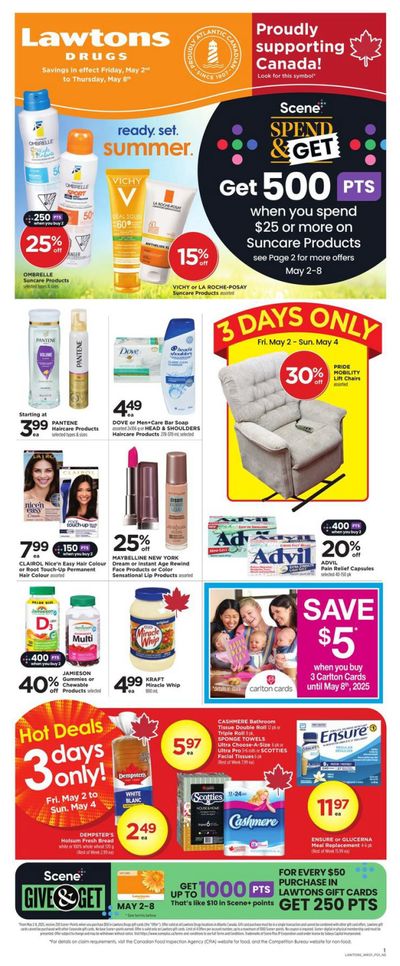 Lawtons Drugs Flyer May 2 to 8
