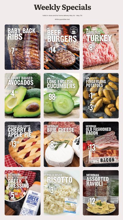 Meridian Farm Market Flyer May 1 to 7