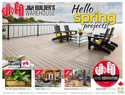 J&H Builder's Warehouse Flyer May 1 to 14 J&H Builder's Warehouse Flyer May 1 to 14