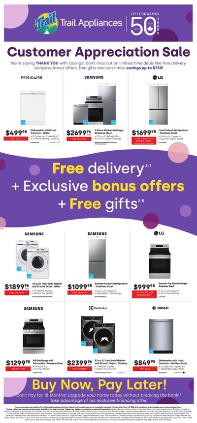 Trail Appliances (BC) Flyer May 1 to 21