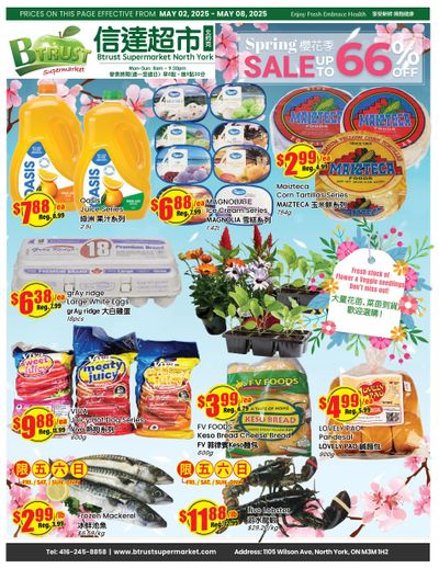Btrust Supermarket (North York) Flyer May 2 to 8