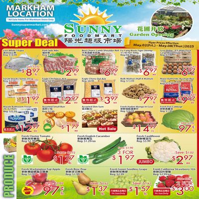 Sunny Foodmart (Markham) Flyer May 2 to 8