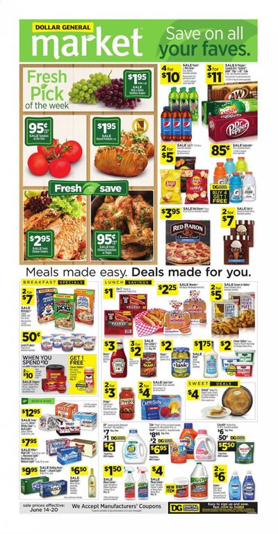 Dollar General Weekly Ad & Flyer June 14 to 20