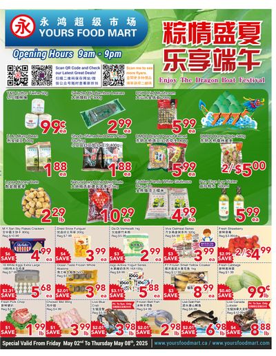 Yours Food Mart Flyer May 2 to 8