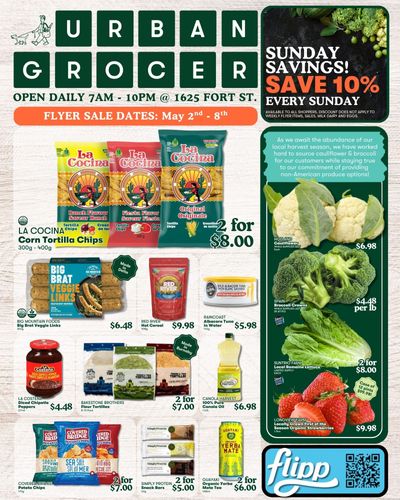 Urban Grocer Flyer May 2 to 8