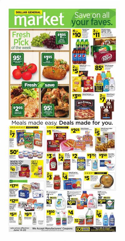 Dollar General Weekly Ad & Flyer June 14 to 20