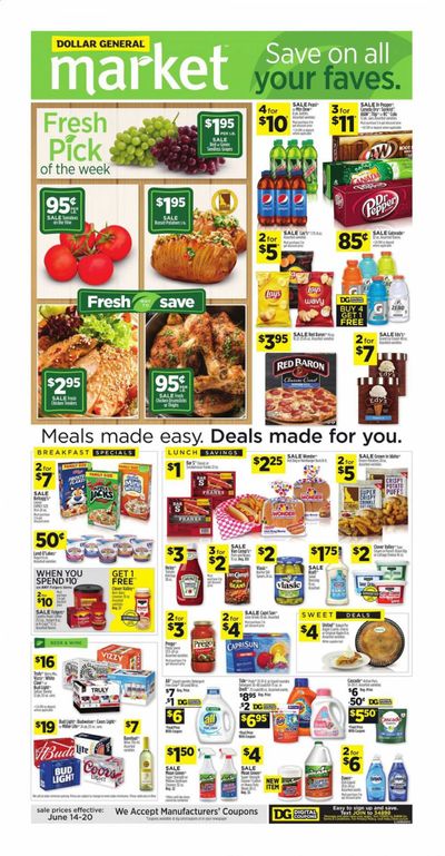 Dollar General Weekly Ad & Flyer June 14 to 20 Dollar General Weekly Ad & Flyer June 14 to 20