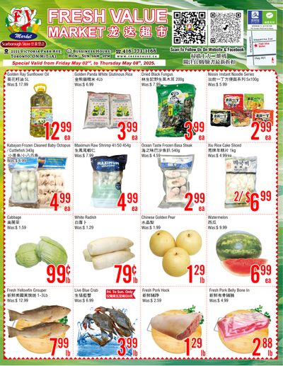 Fresh Value (Scarborough) Flyer May 2 to 8