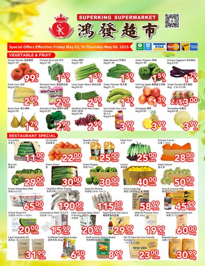 Superking Supermarket (North York) Flyer May 2 to 8