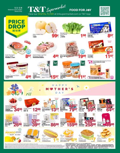 T&T Supermarket (London & Waterloo) Flyer May 2 to 8