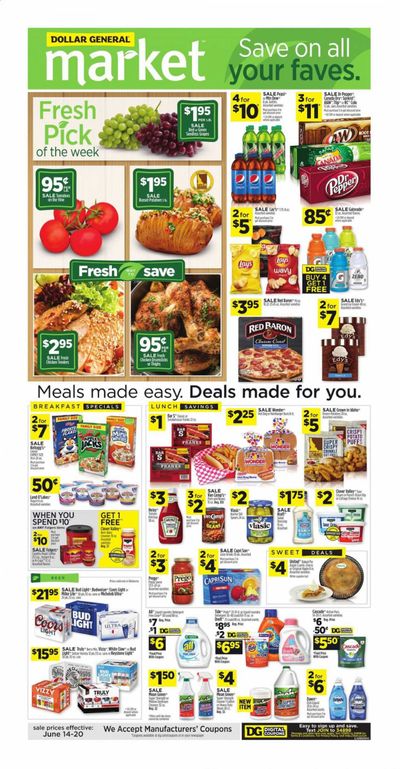 Dollar General Weekly Ad & Flyer June 14 to 20