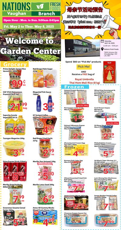 Nations Fresh Foods (Vaughan) Flyer May 2 to 8