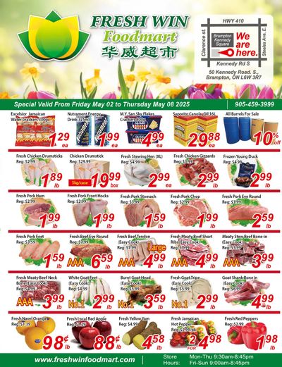 Fresh Win Foodmart Flyer May 2 to 8